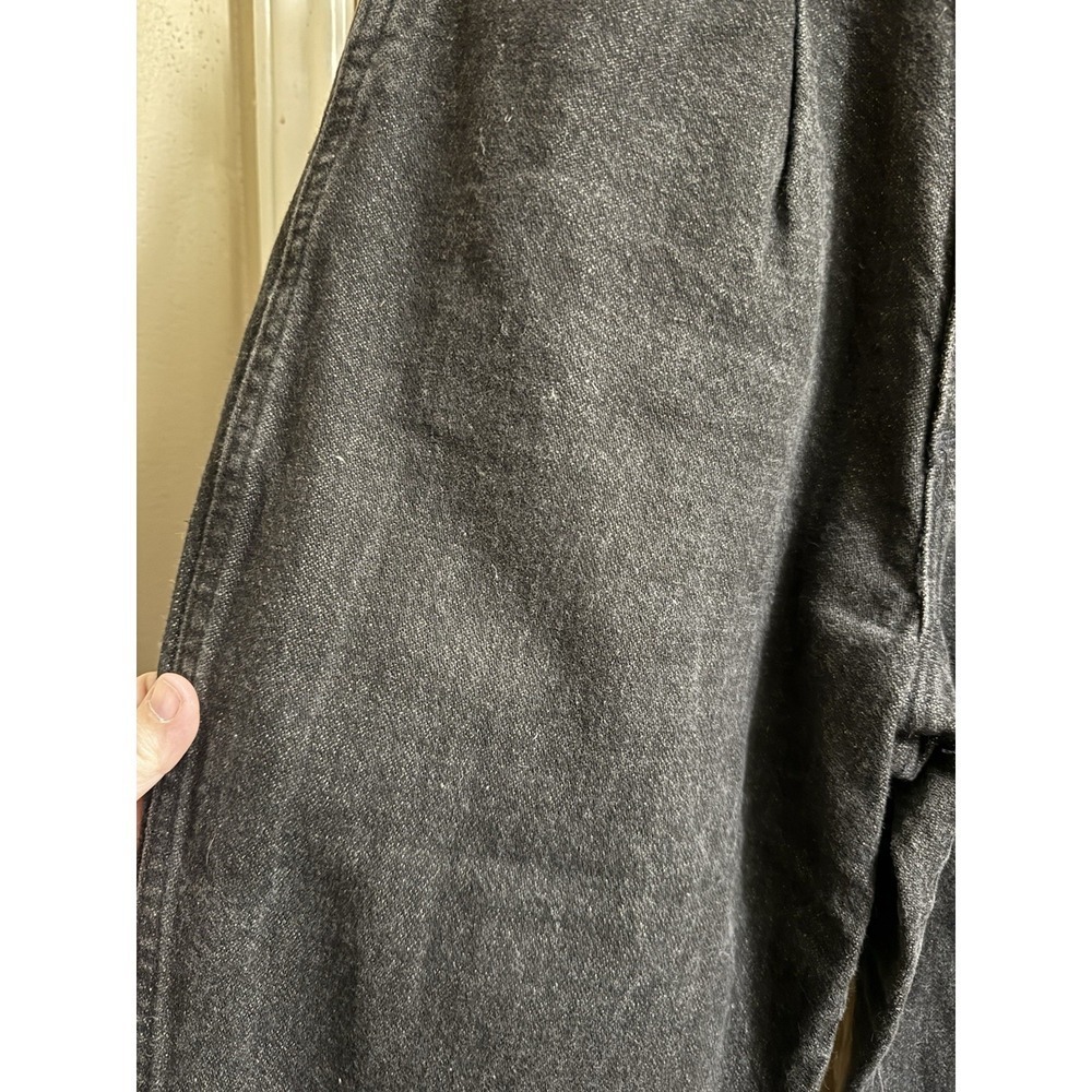 Vintage Wrangler Black Denim Jeans Women's Size 11 34" Long Made In USA Western - Picture 4 of 10